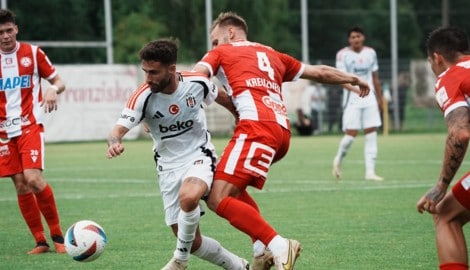 Rafa Silva (li.) testete mit Besiktas vor einem Jahr gegen den GAK. Am Donnerstag geht‘s gegen ...