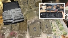 Kiloweise Drogen im Koffer, Bargeld, Waffen – nur ein Teil der sichergestellten Utensilien