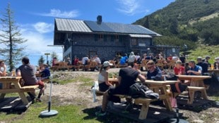 Die Hütte am Untersberg ist ein beliebtes Ausflugsziel für die heimischen Bergsportler.