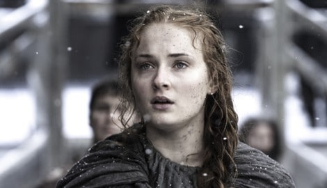 Schauspielerin Sophie Turner in der Serie Game of Thrones