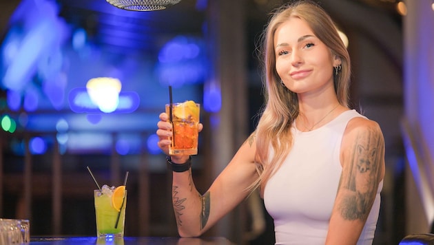 Alkoholfreie Cocktailkreation „Twinni“ – Sandra trinkt es gerne