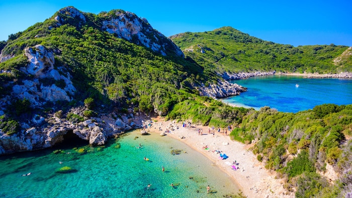 Erholung findet man z. B. am Strand Porto Timoni