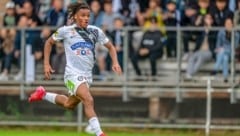 Neuzugang Axel Kayombo traf zum 1:0  für Sturm beim Testspiel in Irdning.