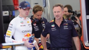 Max Verstappen (l.) äußerte sich auf seinen Social-Media-Kanälen zur Entlassung von Christian ...