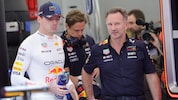 Max Verstappen (l.) äußerte sich auf seinen Social-Media-Kanälen zur Entlassung von Christian ...