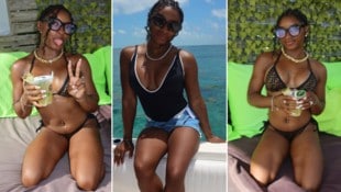 Simone Biles entspannt aktuell in Belize.