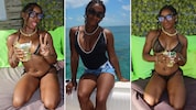 Simone Biles entspannt aktuell in Belize.