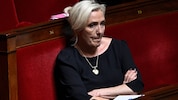 Marine Le Pen während einer Sitzung des französischen Parlaments