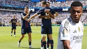 Kylian Mbappe (r.) erlebte gegen seinen Ex-Klub einen Abend zum Vergessen.