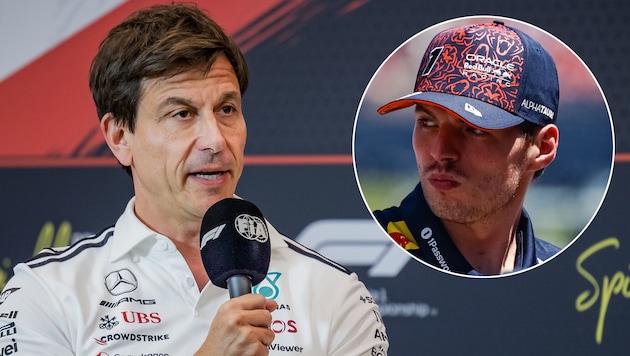 Mercedes-Teamchef Toto Wolff hat immer wieder betont, dass er Fan von Max Verstappen ist und ihn ...
