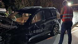 Die Autos trafen seitlich aufeinander