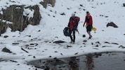 Kein Scherz: Ein Deutscher brach mit kurzer Hose Richtung 3000er-Gipfel auf. 
