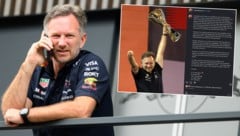 Nach seiner Entlassung bei Red Bull hat sich Christian Horner via Instagram zu Wort gemeldet.