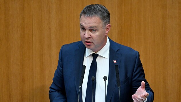 Vizekanzler Andreas Babler im Nationalrat