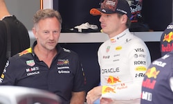 Christian Horner (li.) arbeitet künftig nicht mehr mit Red-Bull-Superstar Max Verstappen ...