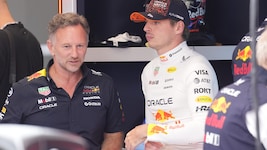 Christian Horner (li.) arbeitet künftig nicht mehr mit Red-Bull-Superstar Max Verstappen ...