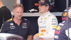 Christian Horner (li.) arbeitet künftig nicht mehr mit Red-Bull-Superstar Max Verstappen ...