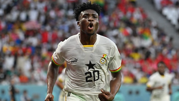 Mohammed Kudus wechselt für eine hohe Ablösesumme zu Tottenham.