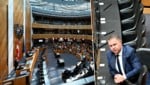 Vizekanzler Andreas Babler (SPÖ) war am Donnerstag eines der wenigen Regierungsmitglieder, das ...