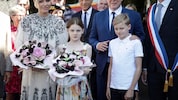 Prinzessin Gabriella wurde beim Besuch in Vic-sur-Cère eine ganz besondere Ehre zuteil.