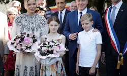 Prinzessin Gabriella wurde beim Besuch in Vic-sur-Cère eine ganz besondere Ehre zuteil.