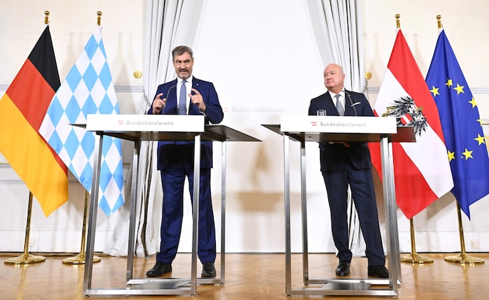 Söder und Stocker besprachen vorallem die Transit-Problematik, Lob gab es für Österreichs ...