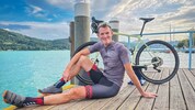 Heute radelt der Kärntner Ex-Radprofi Hannes Hempel nur noch zum Genuss und genießt es auch ...