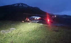 dieser Polizeihubschrauber kam bei der Suchaktion zum Einsatz