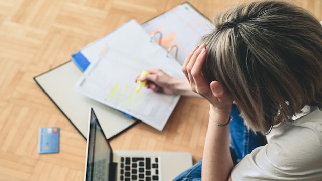 Die Finanzsorgen nehmen zu.