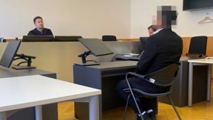 Der Angeklagte vor Gericht