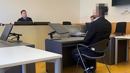 Der Angeklagte vor Gericht