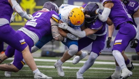 Die Giants müssen sich am Weg in die Austrian Bowl gegen die Vikings durchsetzen.