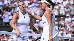 Aryna Sabalenka unterliegt Amanda Anisimova.