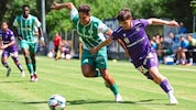 Dominik Fitz (re.) schuftet mit der Austria seit knapp drei Wochen in der Vorbereitung