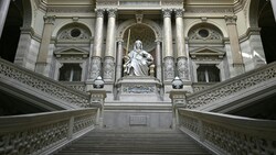 Justitia im Justizpalast in Wien: Es gibt eine große Reform, die eine von politischem Einfluss ...