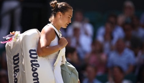 Aryna Sabalenka musste sich im Halbfinale geschlagen geben.