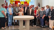 Eine Delegation der Burgenländischen Gemeinschaft im Vorjahr beim Besuch im Eisenstädter ...