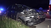 Unfall auf der Rheintalautobahn: Beide Fahrzeuge endeten als Totalschaden.