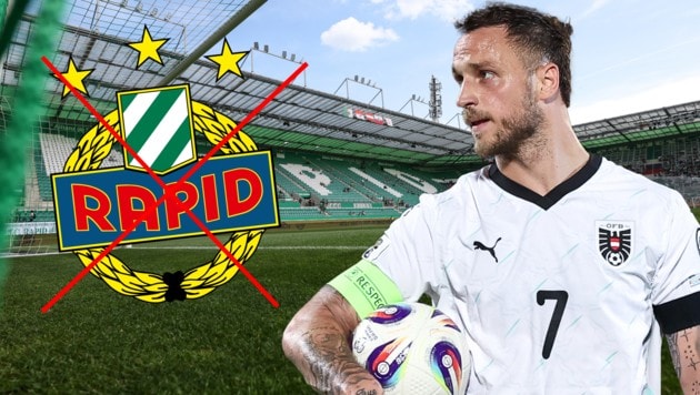 Marko Arnautovic wird nicht im Rapid-Dress auflaufen.