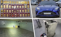 Leben wie die Könige: 25 Kilo Gold und 14 Autos wie ein solcher Aston Martin –  Vermögen war in ...