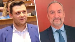 Alexis Pascuttini (links) hat mit seinem KFG Ex-Vizebürgermeister Mario Eustaccchio verklagt. 