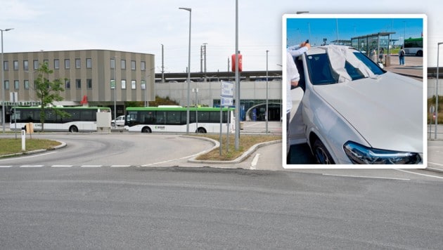 Tatortrekonstruktion am Bahnhof Tullnerfeld (NÖ), wo sich das Drama abspielte. Jener 24-Jährige, ...