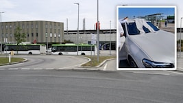 Tatortrekonstruktion am Bahnhof Tullnerfeld (NÖ), wo sich das Drama abspielte. Jener 24-Jährige, ...