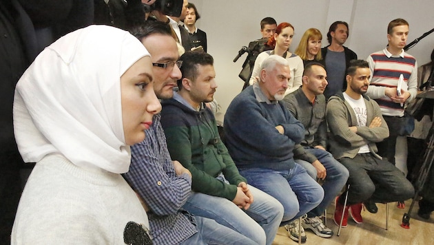 Teilnehmerinnen und Teilnehmer eines Werte- und Orientierungskurses in Wien