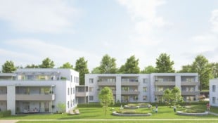 So sollen die neuen Wohnanlagen in Grafenstein aussehen. 