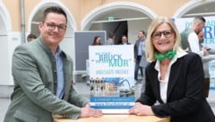 Die Brucker Gemeindeführung: Raphael Pensl (FPÖ) und Susanne Kaltenegger (ÖVP)