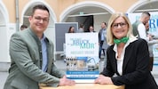 Die Brucker Gemeindeführung: Raphael Pensl (FPÖ) und Susanne Kaltenegger (ÖVP)