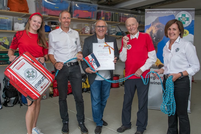 Die Bergretter sind über ihre neue Heimat froh.