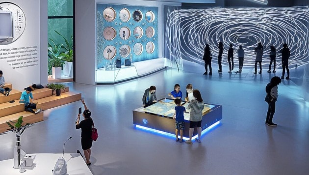 So könnte das neue Science Communication Center innen aussehen.