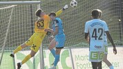 Sturm-Goalie Daniil Khudyakov liegt derzeit im UKH Graz flach.